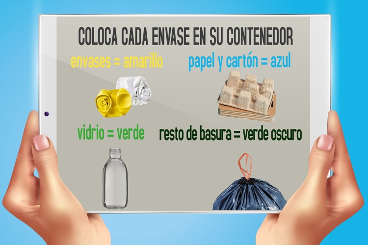 Infografía de la campaña de reciclaje de Beniel